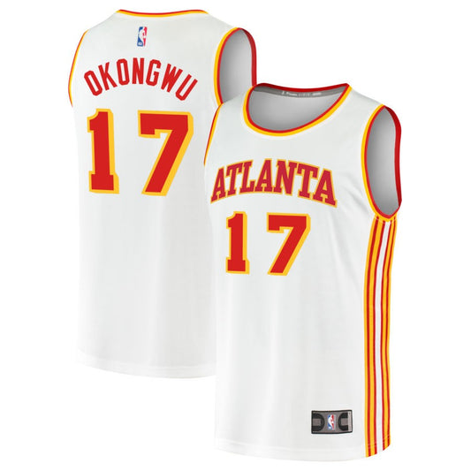 Onyeka Okongwu  Atlanta Hawks Fanatics Branded Youth Fast Break Replica Jersey - Association Edition - White