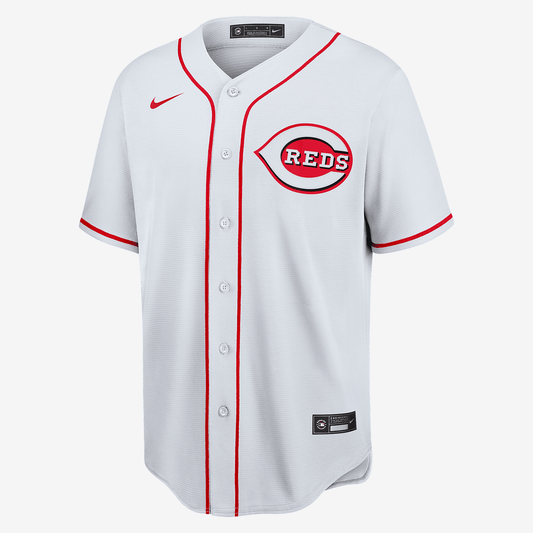 MLB Cincinnati Reds Men's Replica Baseball Jersey - White