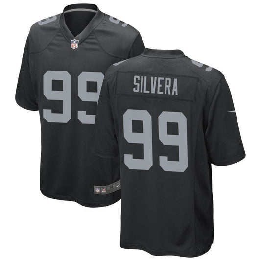 Nesta Jade Silvera Las Vegas Raiders Nike Game Jersey - Black