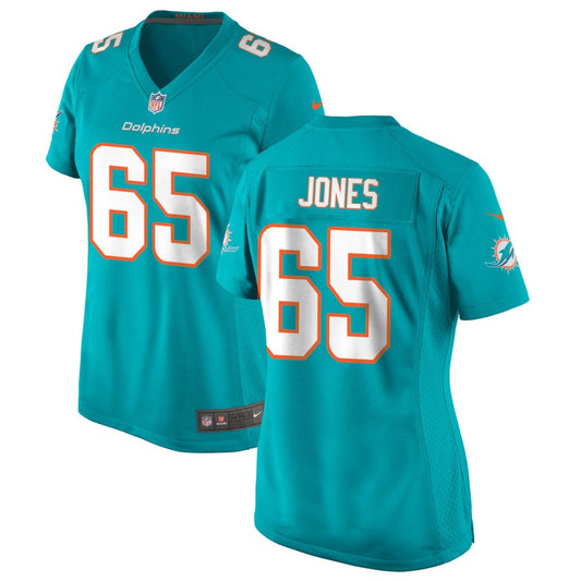 Robert Jones Miami Dolphins Nike Women's Game Jersey - Aqua