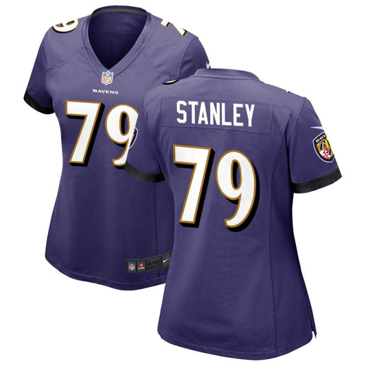 Ronnie Stanley Baltimore Ravens Nike Women's Game Jersey - Purple