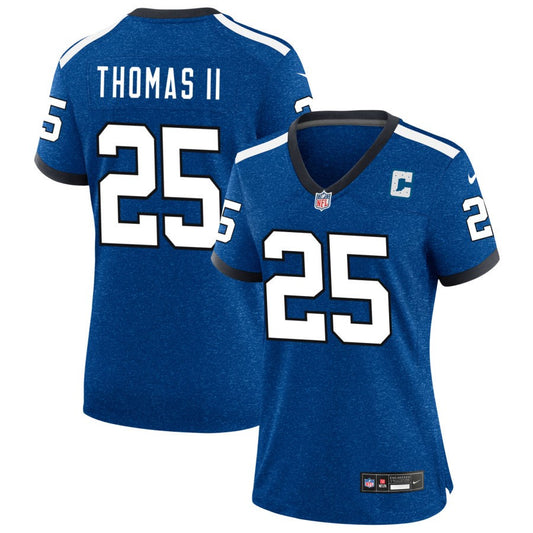 Rodney Thomas II Indianapolis Colts Nike Women's Indiana Nights Alternate Game Jersey - Royal