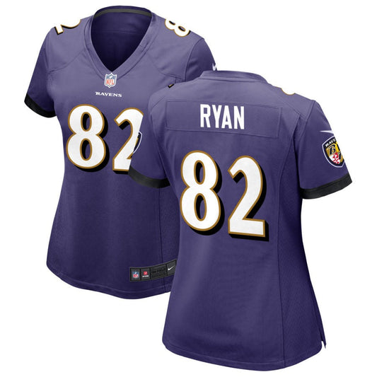 Sean Ryan Baltimore Ravens Nike Women's Game Jersey - Purple