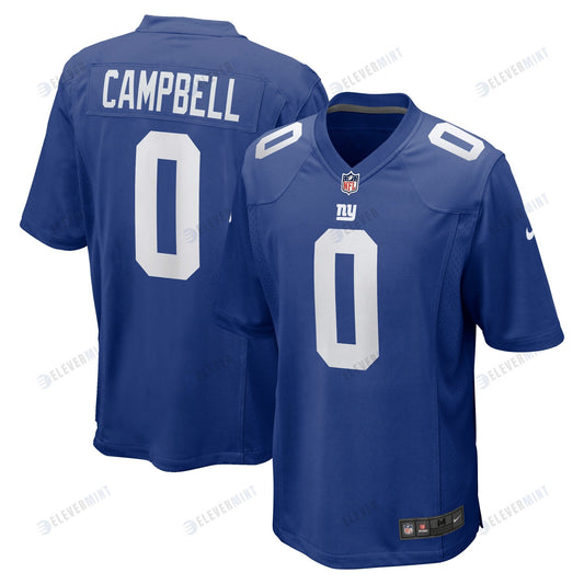 Parris Campbell 0 New York Giants Men Game Jersey - Royal