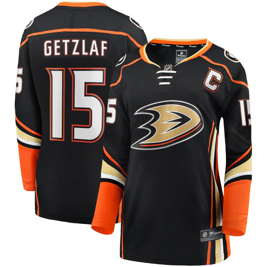 Ryan Getzlaf Anaheim Ducks Fanatics Branded Women's 2019/20 Breakaway Player Jersey - Black