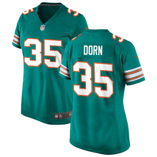 Myles Dorn Miami Dolphins Nike Women's Alternate Game Jersey - Aqua