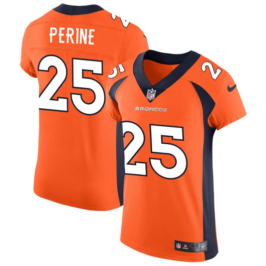 Samaje Perine Denver Broncos Nike Vapor Untouchable Elite Jersey - Orange