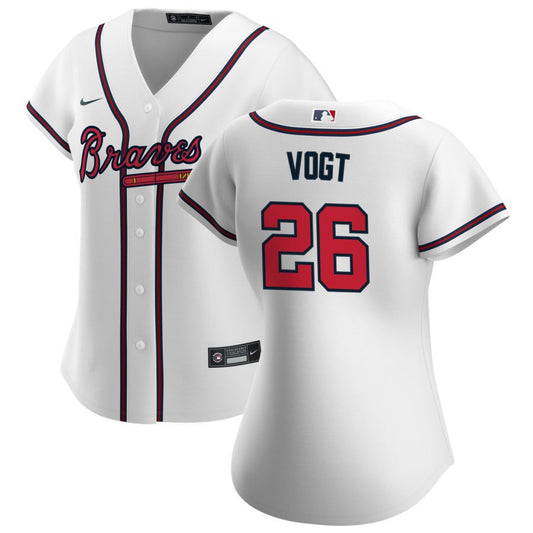 Stephen Vogt Atlanta Braves Nike Women's Home Replica Jersey - White