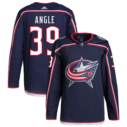 Tyler Angle Columbus Blue Jackets adidas Home Primegreen Authentic Pro Jersey - Navy