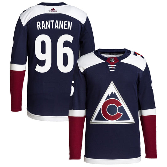 Mikko Rantanen Colorado Avalanche adidas 2018/19 Alternate Primegreen Authentic Pro Jersey - Navy