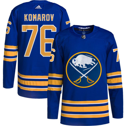 Vsevolod Komarov Buffalo Sabres adidas Home Authentic Pro Jersey - Royal