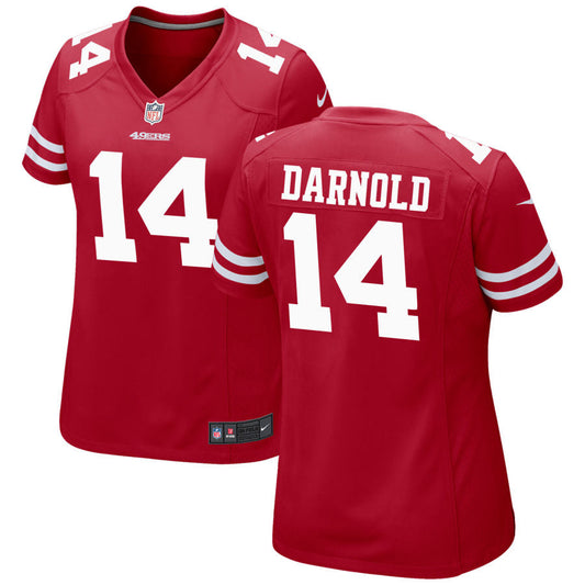 Sam Darnold San Francisco 49ers Nike Women's Game Jersey - Scarlet