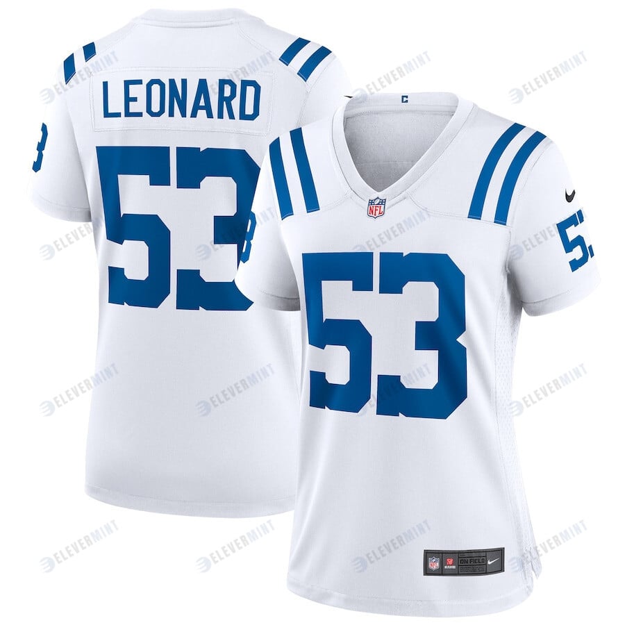 Shaquille Leonard 53 Indianapolis Colts Women Game Jersey - White