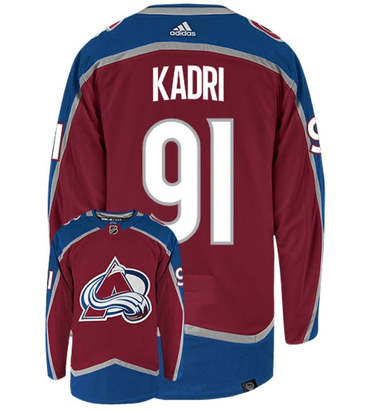 Nazem Kadri Colorado Avalanche Adidas Primegreen Authentic NHL Hockey Jersey