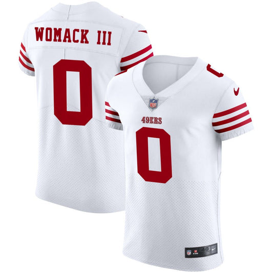 Samuel Womack III San Francisco 49ers Nike Vapor Elite Jersey - White