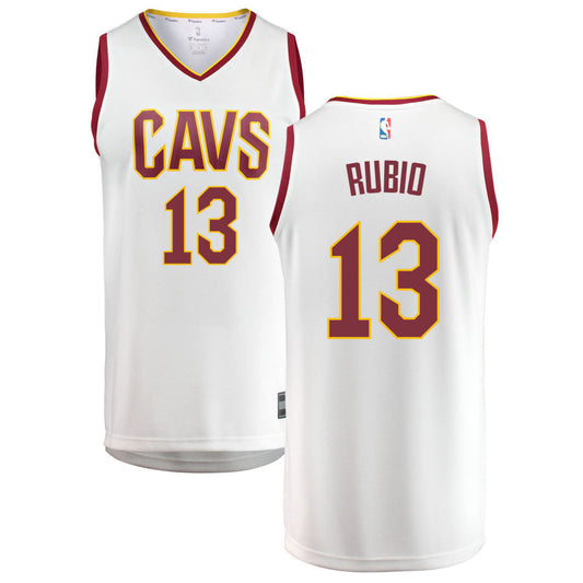 Ricky Rubio Cleveland Cavaliers Fanatics Branded Fast Break Replica Jersey White - Association Edition