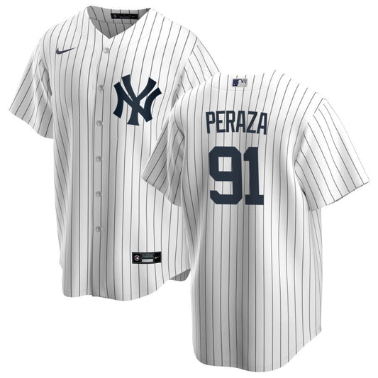 Oswald Peraza New York Yankees Nike Home Replica Jersey - White