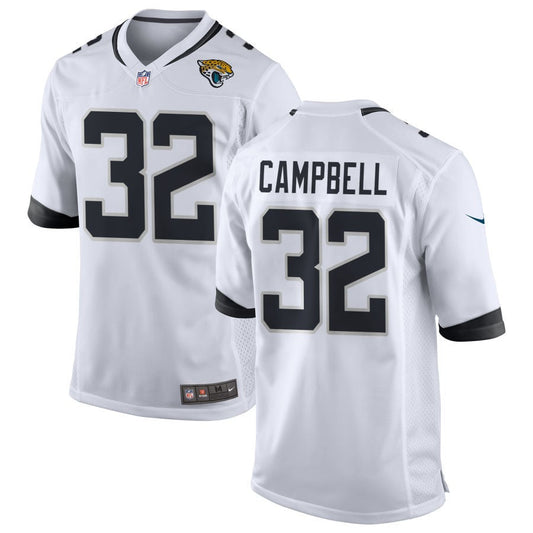 Tyson Campbell Jacksonville Jaguars Nike Game Jersey - White