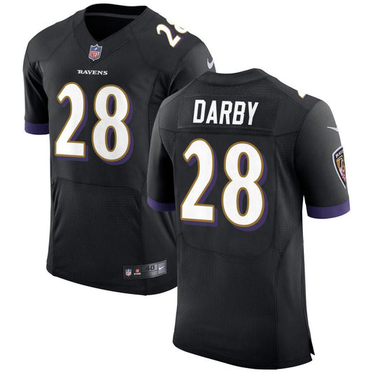 Ronald Darby Baltimore Ravens Nike Speed Machine Elite Jersey - Black