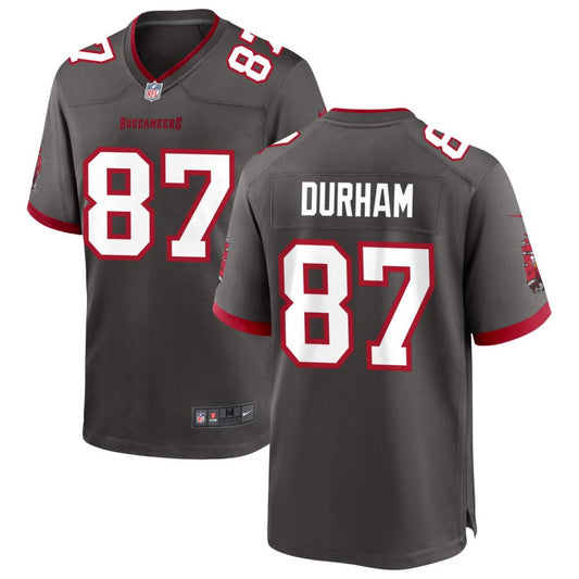 Payne Durham Tampa Bay Buccaneers Nike Alternate Game Jersey - Pewter