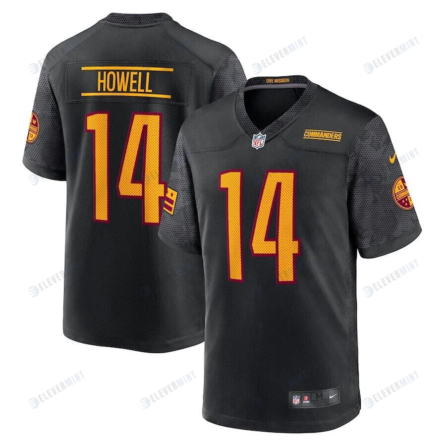 Sam Howell 14 Washington Commanders YOUTH Game Jersey - Black